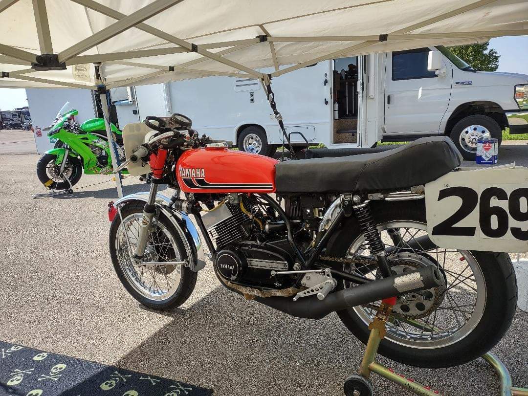 Yamaha DS7 R5 RD250 RD350 Rear Sets