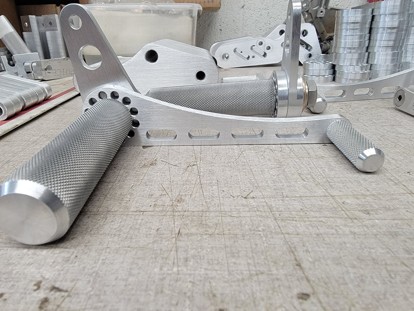 Honda GL500/GL650 Rear Sets For Rear Disc Converted Bikes