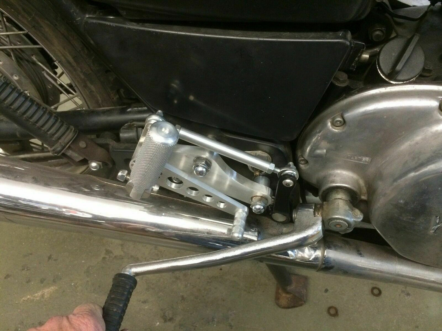 Yamaha XS650 Rear Sets