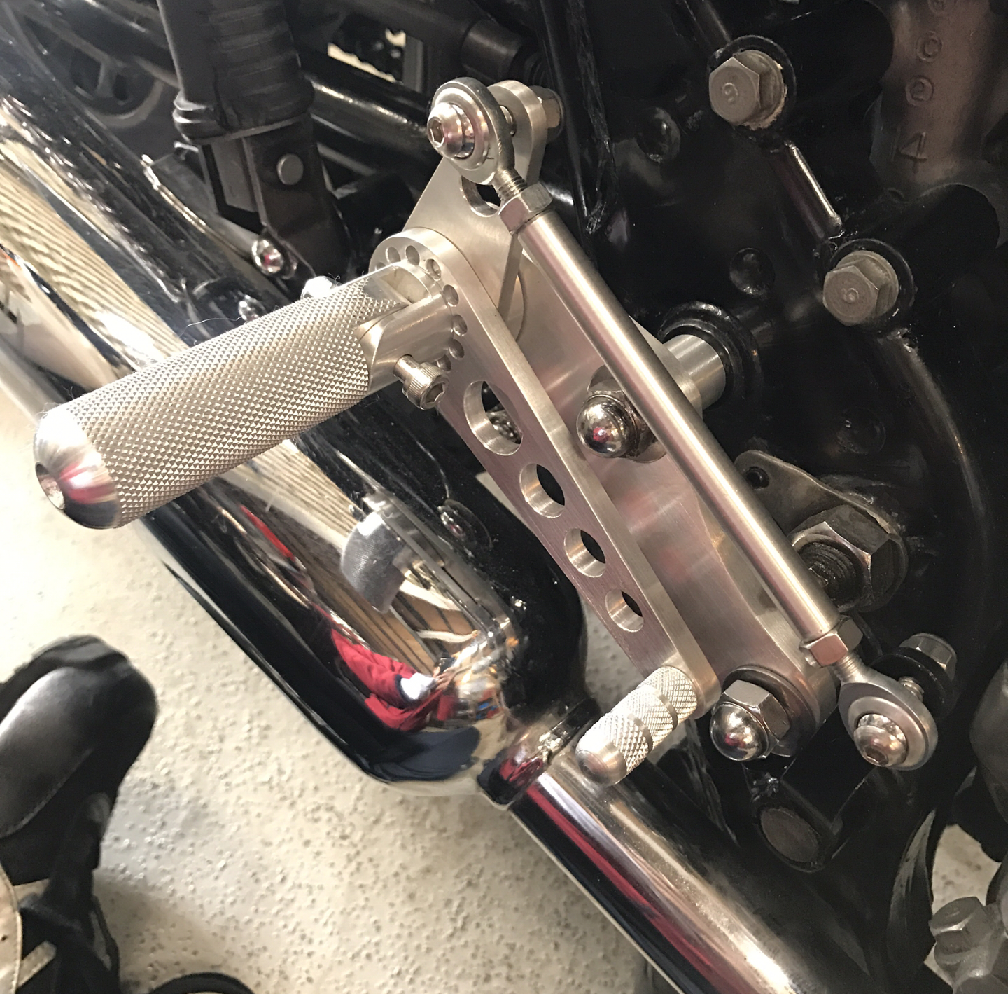 Yamaha XS650 Rear Sets